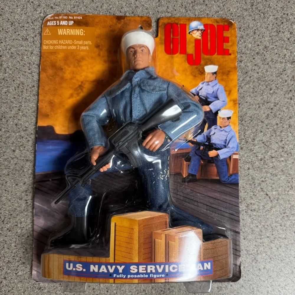 1997 G.I. Joe U.S. Navy Serviceman Fully Posable Figure NWT - Picture 1 of 16